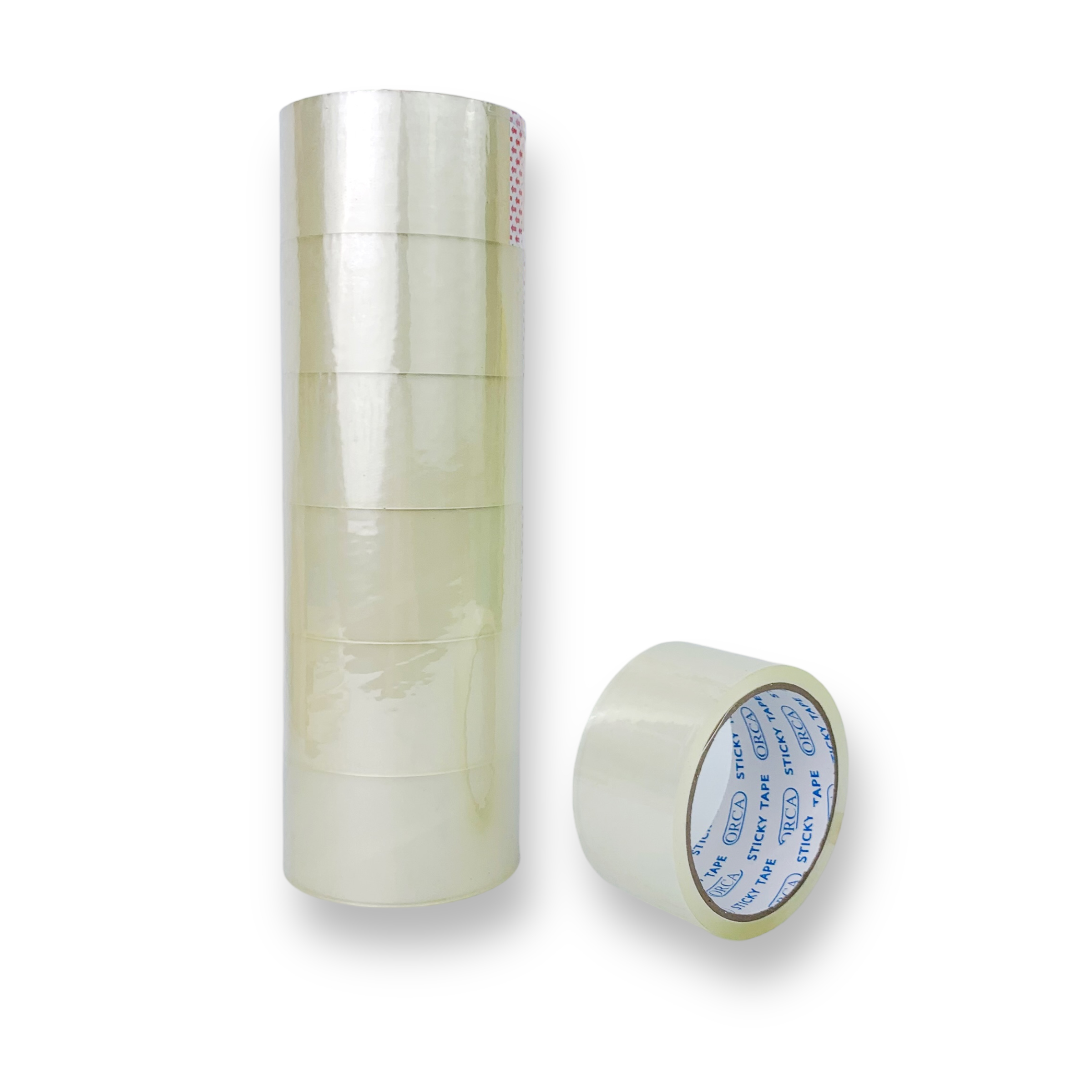 OPP Tape เทปโอพีพี ออร์ก้า ORCA STICKY TAPE หน้าเทป 2 นิ้ว ยาว 45 หลา / 100 หลา ชนิดใส และ ขุ่น