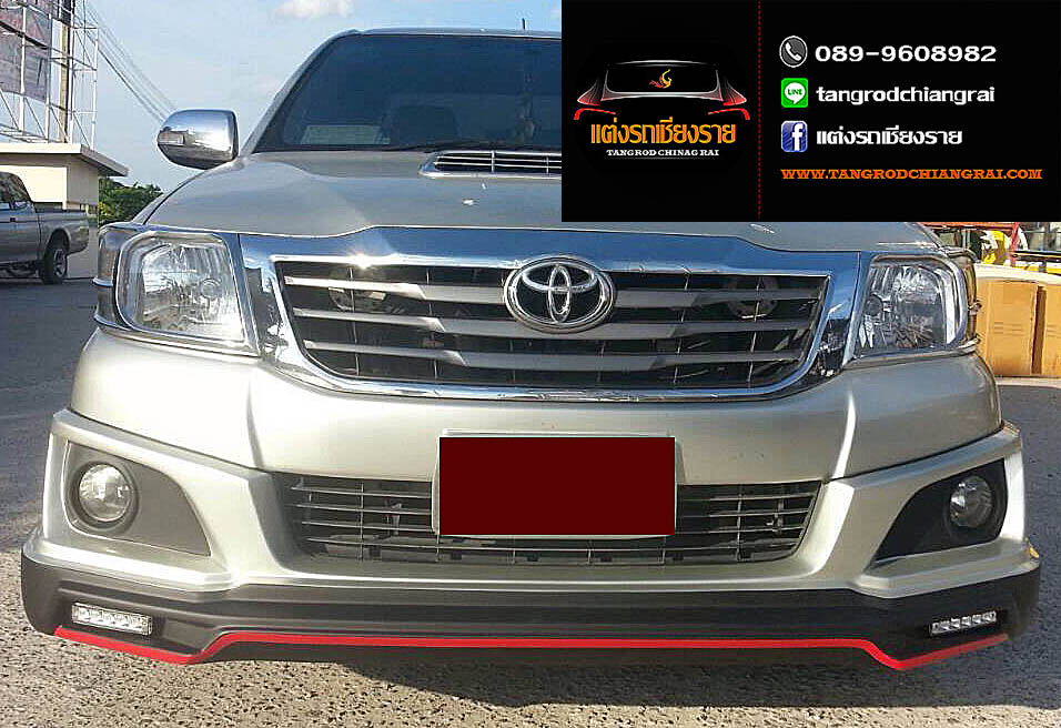 สกิร์ตหน้า TRD Sportivo-ตัวต่ำ สำหรับ VIGO Champ 2012