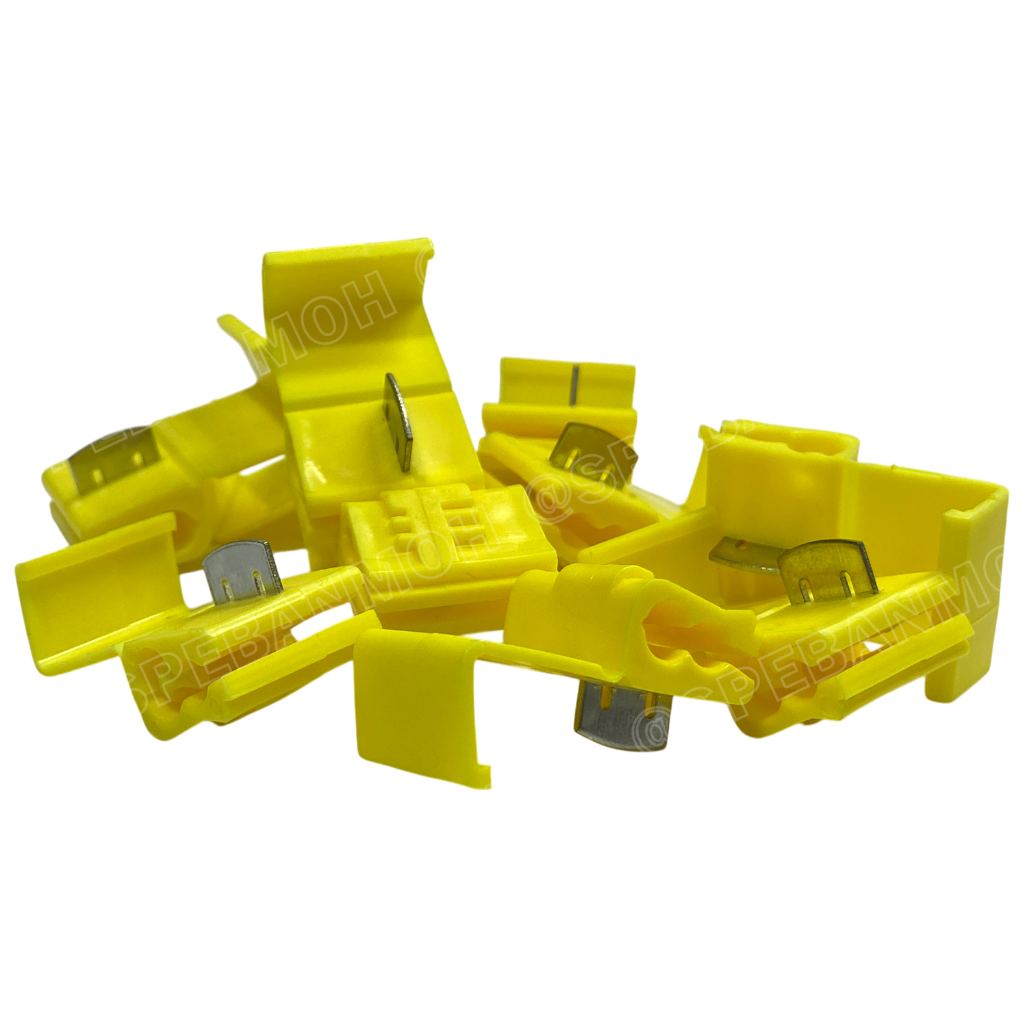 [ 10ชิ้น/แพค ] F-1Y ตัวแยกสายแบบกด Cable Splitter Quick Splice Connector ตัวแยกสาย เทอร์มินอลแยกสายไฟ ตัวแยกสาย 1ออก2 สก็อตช์ล็อค ตัวหนีบสาย จั๊มสาย Scotch Lock ขั้วต่อสายไฟ Quick Splice Crimp Non เเบบล็อคสาย