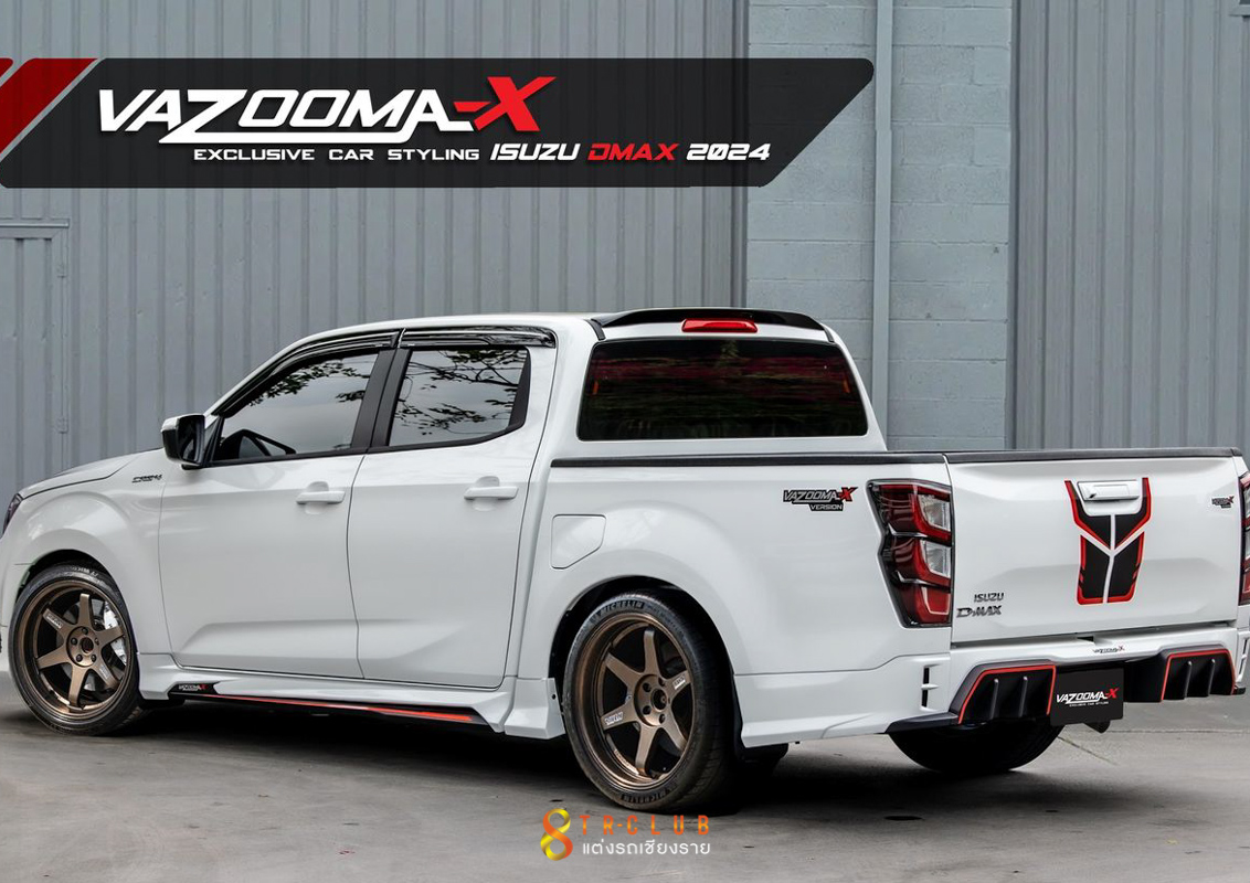 ชุดแต่งสเกิร์ตรอบคัน VAZOOMA-X สำหรับ ALL NEW D-MAX 2023 (ตัวเตี้ย)