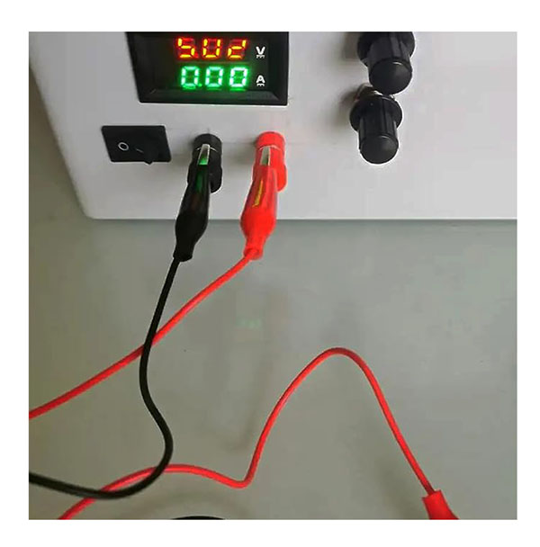 สายไฟแดงดำยาว 50 ซม.พร้อมแจ็ค และปากจระเข้ 1 คู่