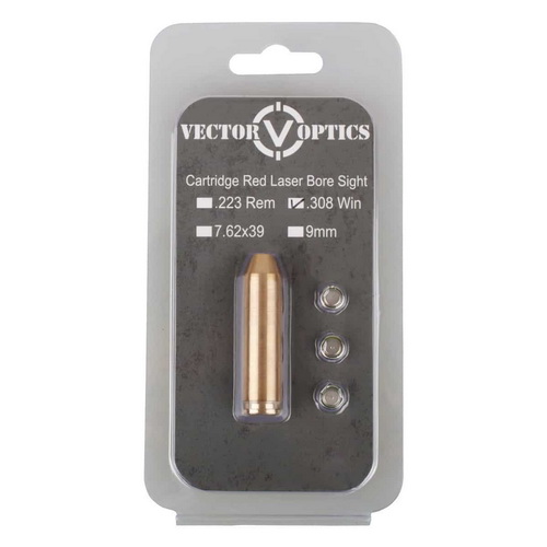 Vector Optics เลเซอร์ .308 ใช้สำหรับตั้งศูนย์ .308 Red Laser Bore Sight Brass