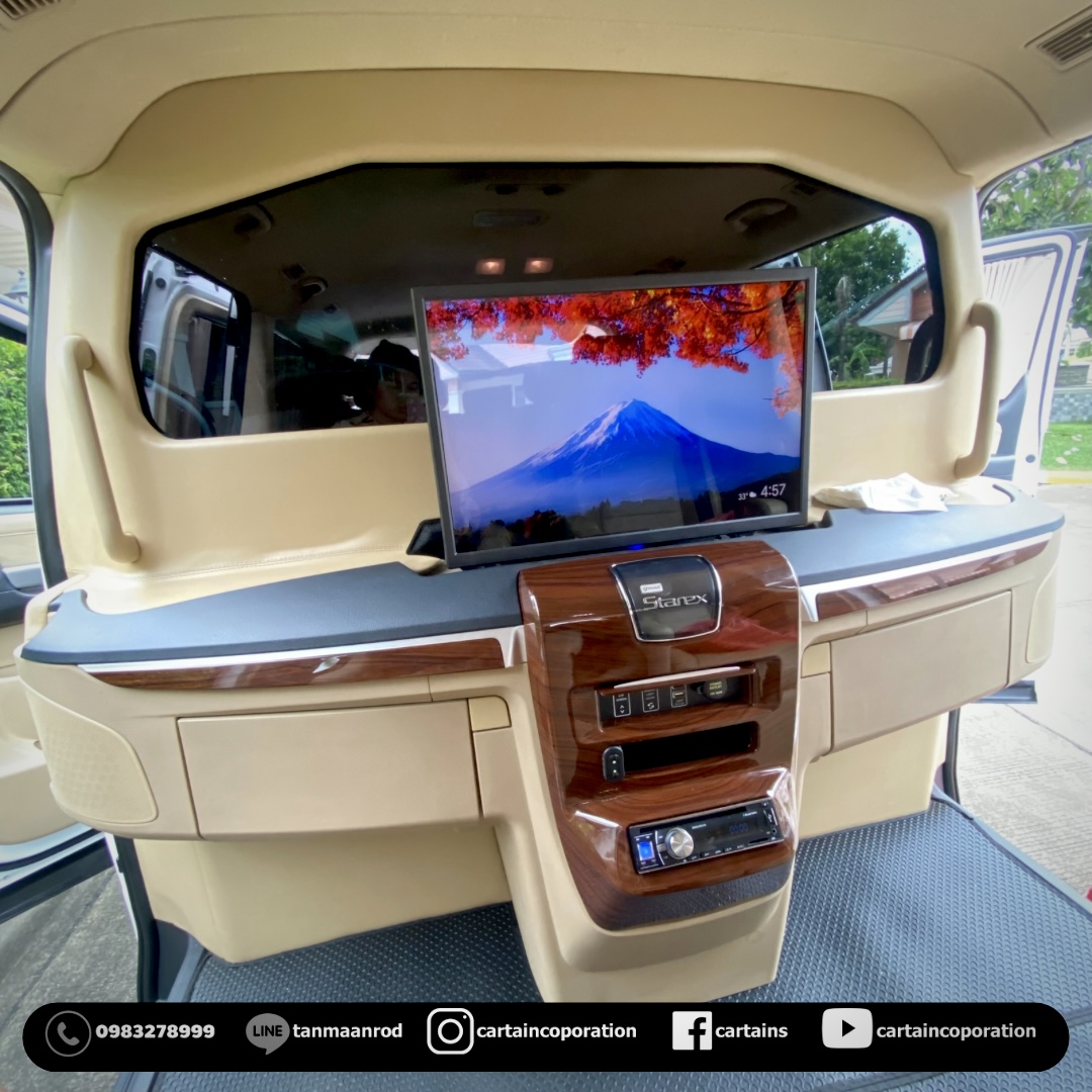 เปลี่ยนทีวี ติดตั้ง Ai box และเครื่องเล่น Hyundai starex พร้อมบริการนอกสถานที่ จ. ชลบุรี