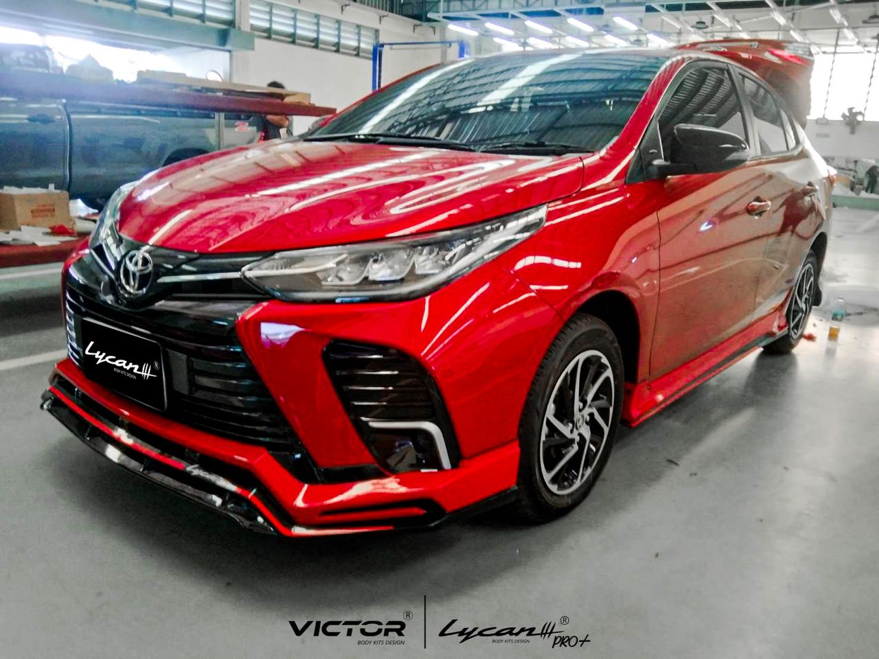 ชุดแต่งรอบคัน LYCAN : Yaris ATIV 2021 4 ประตู