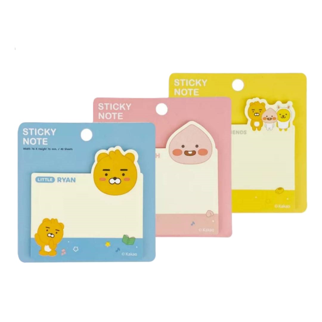 กระดาษโน๊ต กระดาษโน็ต โพสอิท Sticky note แบบมีกาวในตัว ลาย Kakao Friends รุ่น KK811