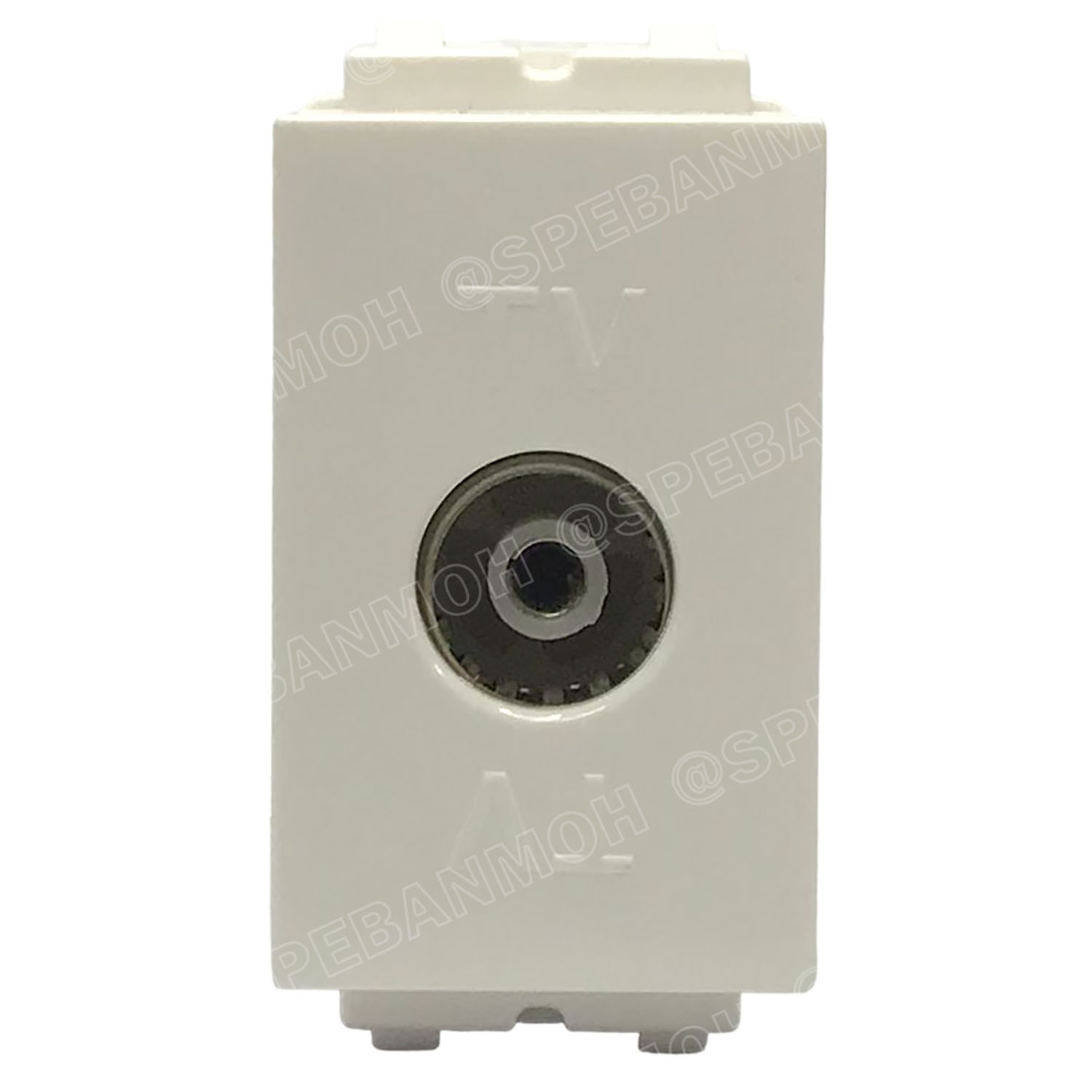 [ 2ชิ้น ] MLT-102 เต้ารับ TV Din Type BF เต้ารับทีวี สำหรับสาย RG6 เต้ารับสัญญาณโทรทัศน์ TV สัญญาณดาวเทียม แบรนด์ บีเอฟ TV Socket Outlet For RG6 Cable เต้ารับสำหรับสายอากาศ 75โอม เต้ารับทีวี