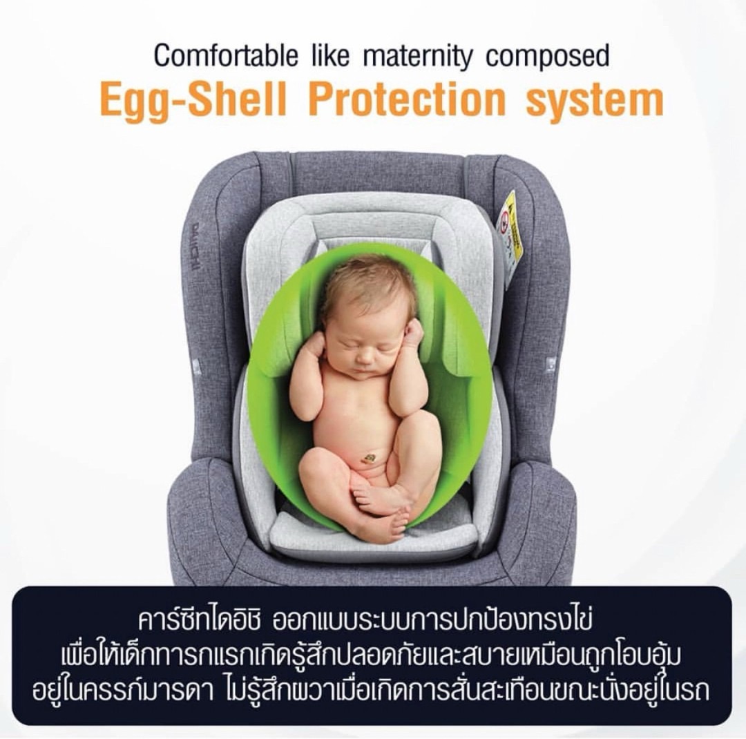 Daiichi คาร์ซีทรุ่น First7 Plus สำหรับเด็กแรกเกิด - 7ปี สนใจรุ่นนี้แอดไลน์ @babyfirstcenter