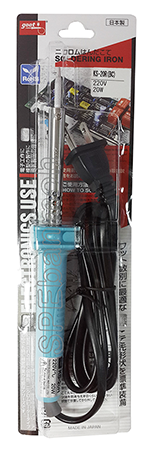 KS-20R(BC) หัวแร้ง GOOT 20W ของแท้ ด้ามตรง - สีน้ำเงิน