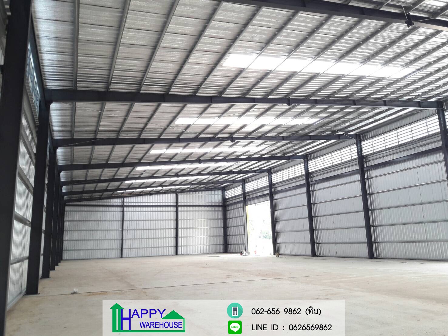 โกดังสำเร็จรูปHW-H 18x42x8m