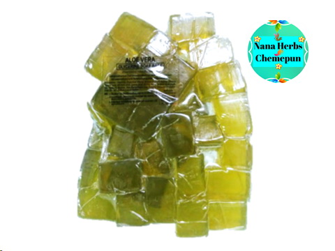 เบสกลีเซอรีนใสผสมว่านหางจระเข้เข้มข้น Aloe Vera Glycerin Soap Base(SLS,SLES FREE)