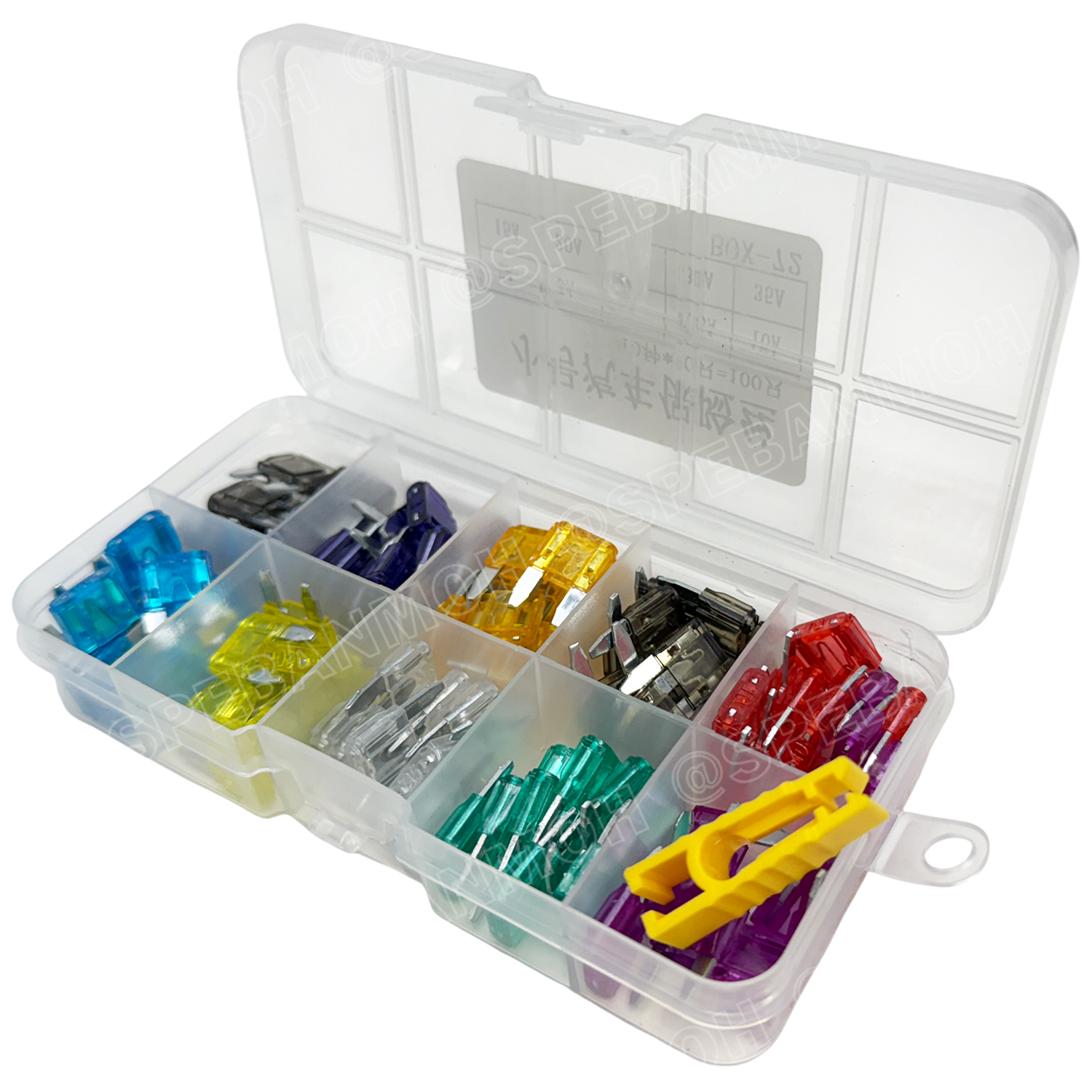 [ 1กล่อง ] MFB-100 ฟิวส์เสียบ มินิ 100pcs Mini Fuse 100ตัว ฟิวส์เสียบมินิ ขายาว ฟิวส์จิ๋ว ฟิวส์กล่อง ฟิวส์รถยนต์ ฟิวส์มอเตอร์ไซค์ ฟิวส์เสียบ MiniFuse ฟิวส์มอไซค์ ฟิวส์สี ฟิวส์ รถยนต์ Auto Fuse ฟิวส์เสียบจิ๋ว ฟิวส์กล่อง