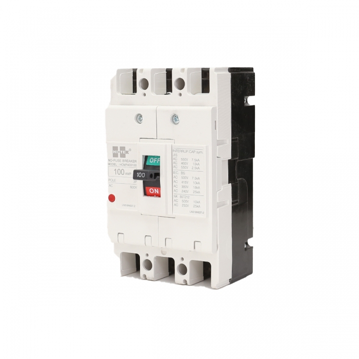 HI-TEK เซอร์กิตเบรคเกอร์เฟรมใหญ่ 3 สาย HT100-CP 100A (HCMP403100)