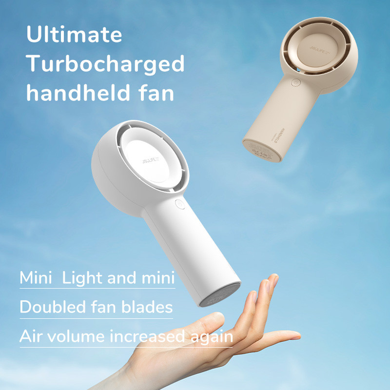 Mi Jisulife FA43 Handheld Turbo Fan พัดลมพกพา ปรับระดับความแรงได้ 5 ระดับ สินค้ารับประกัน 6 เดือน