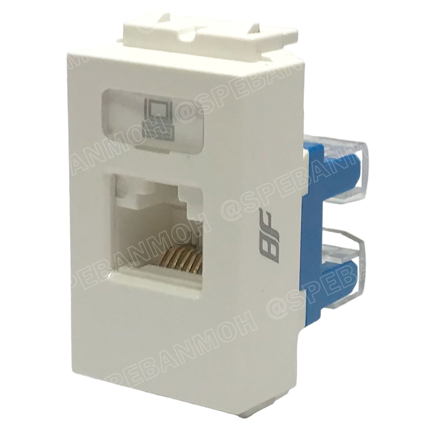 [ 1ชิ้น ] MLC-1606 เต้ารับคอมพิวเตอร์ RJ45 CAT5E Data Modular Jack เต้ารับแลนด์ ติดผนัง เต้ารับสัญญาณอันเตอร์เน็ท ต่อคอมพิวเตอร์ เต้ารับคอมพิวเตอร์ เต้ารับหัวสายแลน สำหรับสายอินเตอร์ Data Modular Jack For RJ45 Patch Cord Cable
