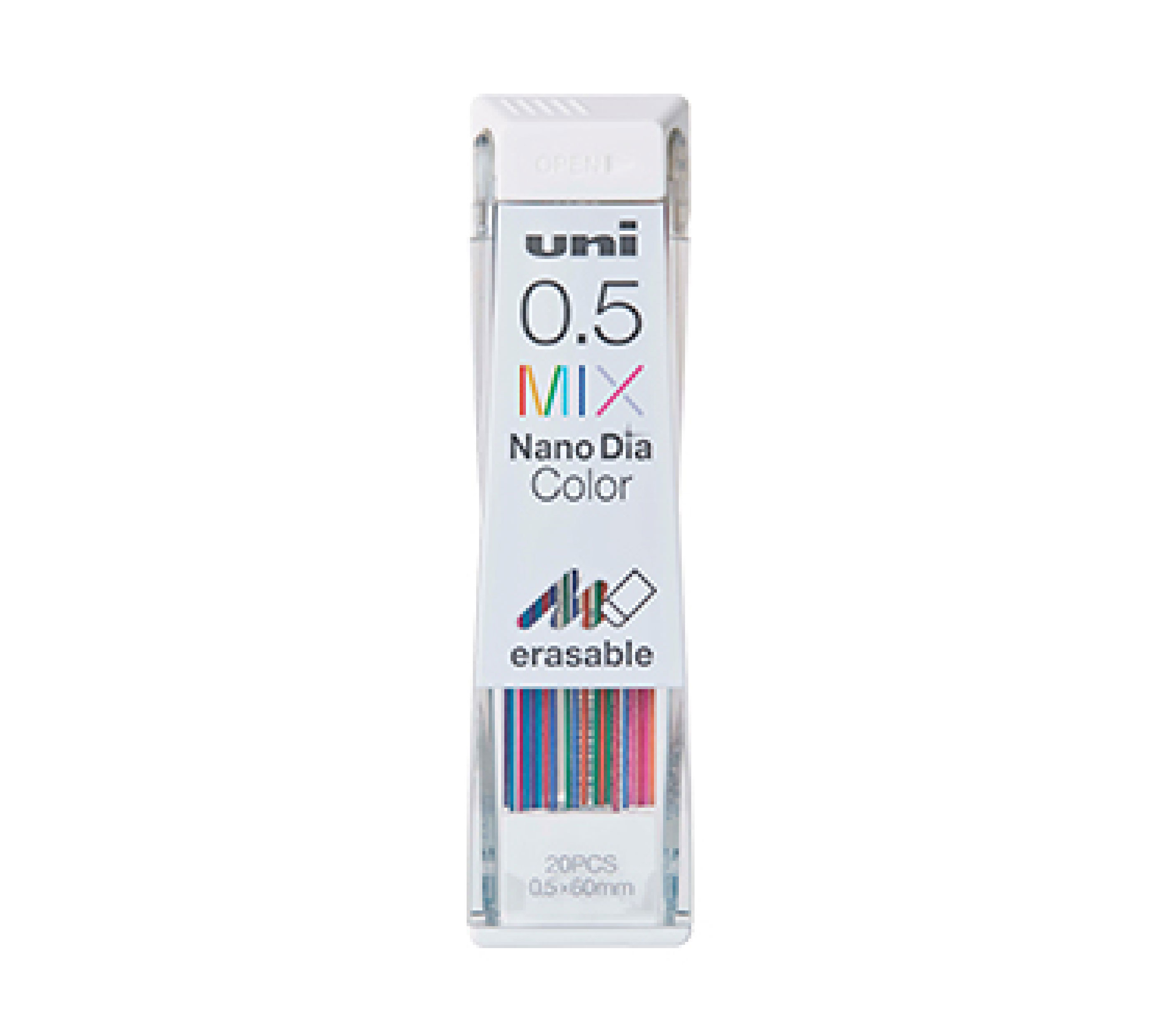 ไส้ดินสอกดสี UNI 0.5 MIX Nano Dia Color รุ่น 202NDC 7 สี