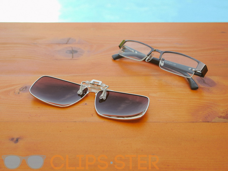คลิปออนกันแดด Clipsster รุ่น Trapster เลนส์น้ำตาล