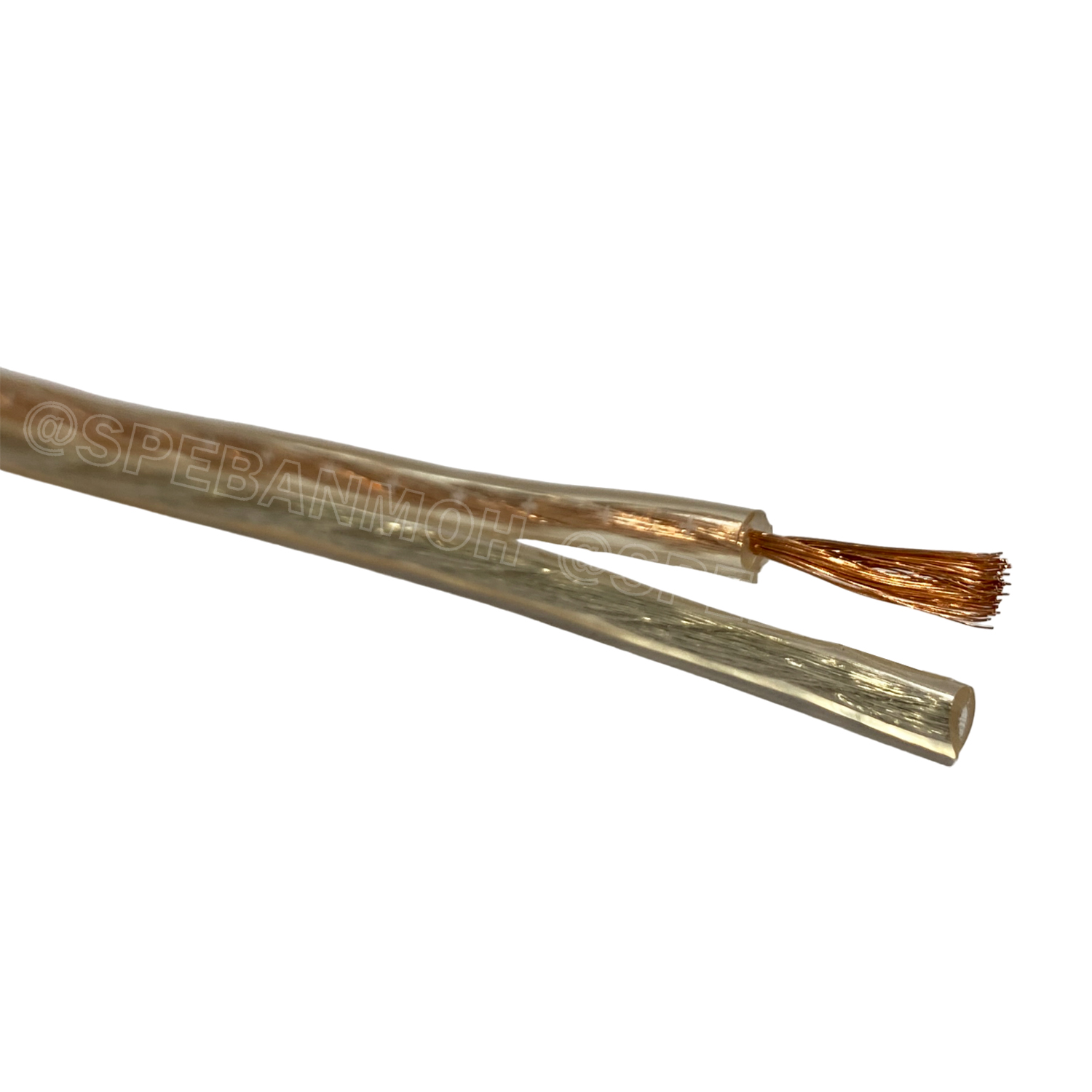 [ 3เมตร ] LASER F-3 สายลำโพงใส คู่ F3 2Cx16AWG 1.31mm2 สัญญาณลำโพง Speaker Cable สายต่อลำโพง Twins Cable ทองแดงแท้ 2C x 1.31 sq.mm สายลำโพง ทองแดงแท้ Cable for speak-on สายลำโพงคู่ 2C 1.31mm2 สายลำโพง สายต่อ สเปคคอน Speak-on สายทองแดงแท้ LASER