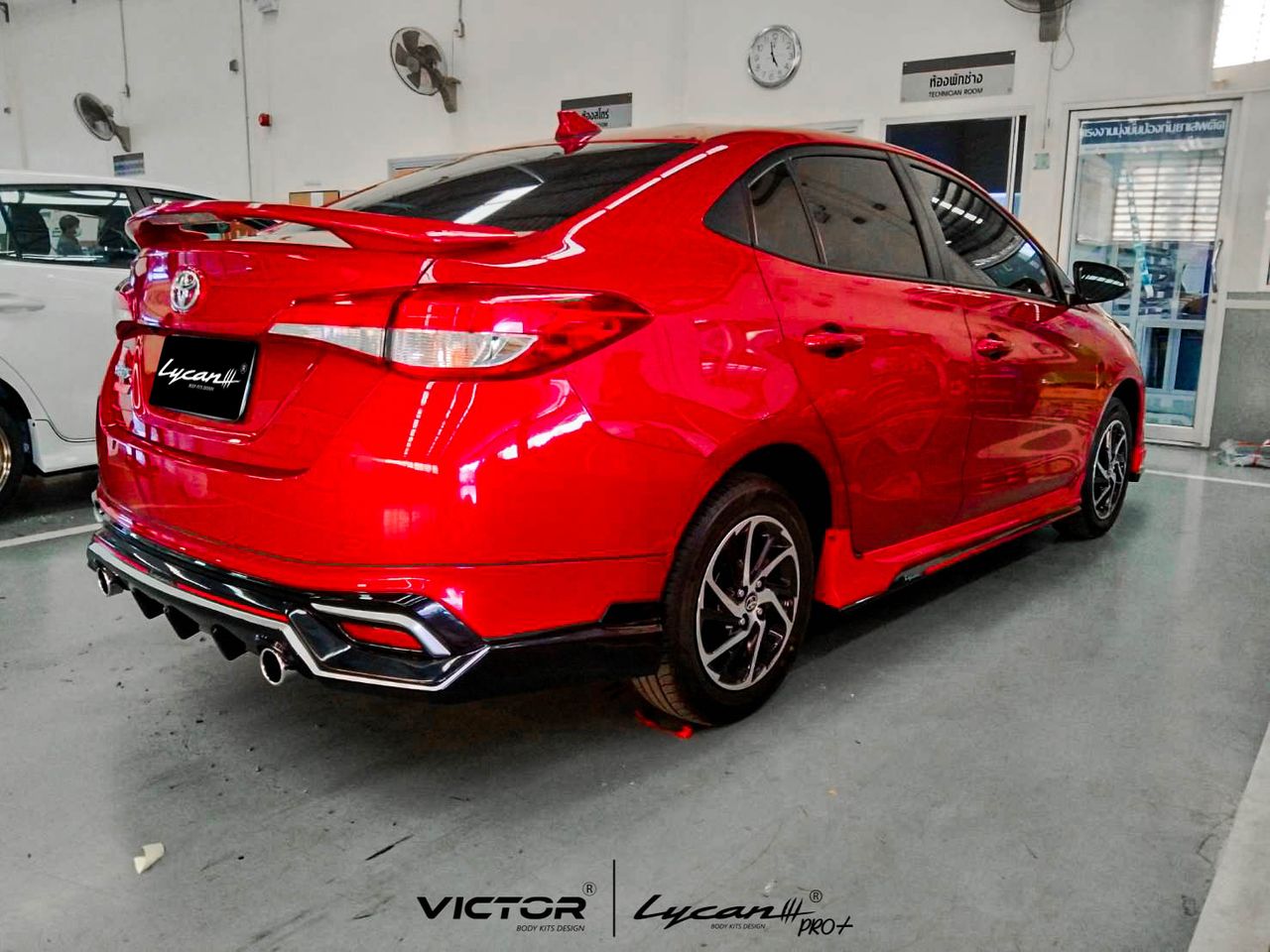 ชุดแต่งรอบคัน LYCAN : Yaris ATIV 2021 4 ประตู