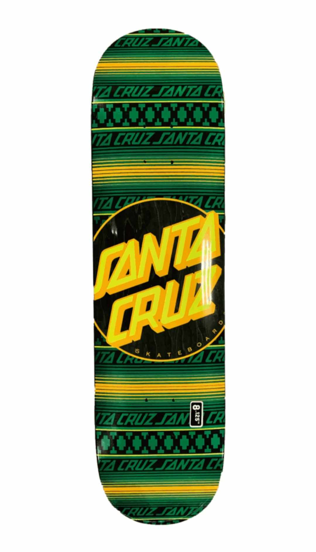 Santa Cruz Serape Dot Skateboard Deck 8.125"