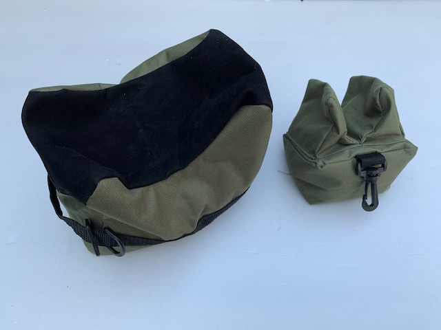หมอนทรายเสริมความแม่นยำ (ไม่รวมทราย) Outdoor Military Rifle Portable Unfilling Shooting Rest Sand Bag