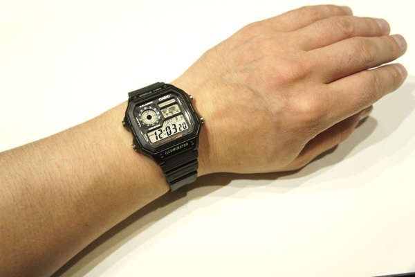 CASIO NORMAL รุ่น AE-1200WH-1AV สีดำ สินค้าของเเท้ รับประกันศูนย์ cmg 1 ปี