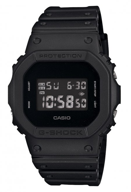 CASIO G-SHOCK รุ่น DW-5600BB-1DR สีดำ Black สายเรซิ่น สินค้าของเเท้ ประกันศูนย์ CMG