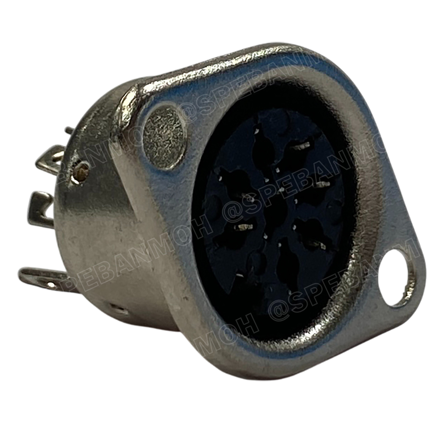 [ 1 ชิ้น ] DIN-JM-8P ปลั๊ก DIN เมียติดแท่น 8ขา แจ็คตัวเมีย Female DIN Connector 8Pin Socket ซ็อกเก็ต ปลั๊กแจ็คเชื่อมต่อ ปลั๊กดิน Din Plug 8P แจ็คเยอรมัน ปลั๊กไมค์ประชุม MIDI Power Source Plug Audio AV Connector อะแดปเตอร์