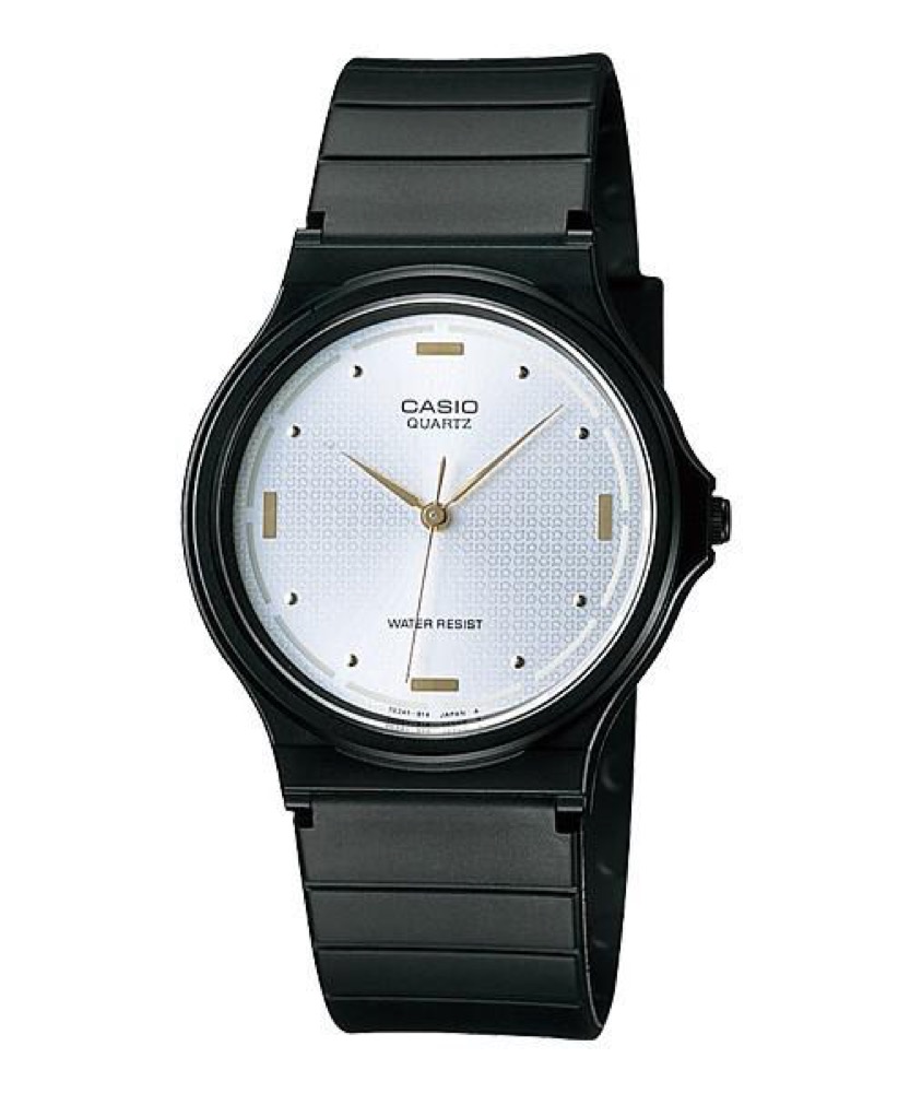 CASIO Standard รุ่น MQ-76-7A1LDF สีดำ หน้าปัดขาว สินค้าของเเท้ รับประกันศูนย์ CMG