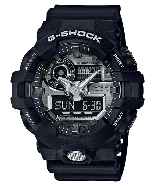 CASIO G-SHOCK รุ่น GA-710-1ADR สีดำ สินค้าของเเท้ รับประกันศูนย์ CMG