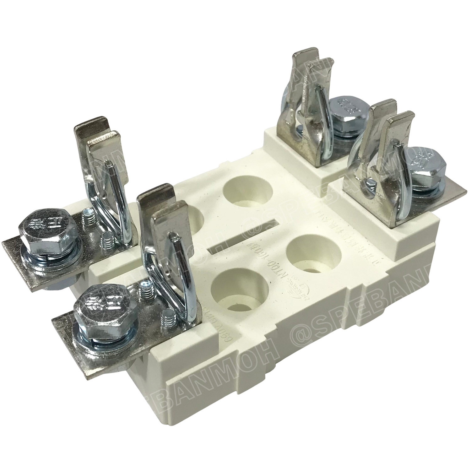 [ 1 ชิ้น ] NT00-160 Fuse Holder กระบอกฟิวส์ใบมีด ฟิวส์แรงต่ำ NT00 FUSE Holder NT00 gL NT000 กระบอกฟิวส์ สำหรับฟิวส์แรงต่ำ ป้องกันการลัดวงจร กระแสเกิน Rail Mount Fuse Holder for 00 Fuse 1P 2P 3P HRC Low Voltage Quartz Sand Knife Type Fuse Base