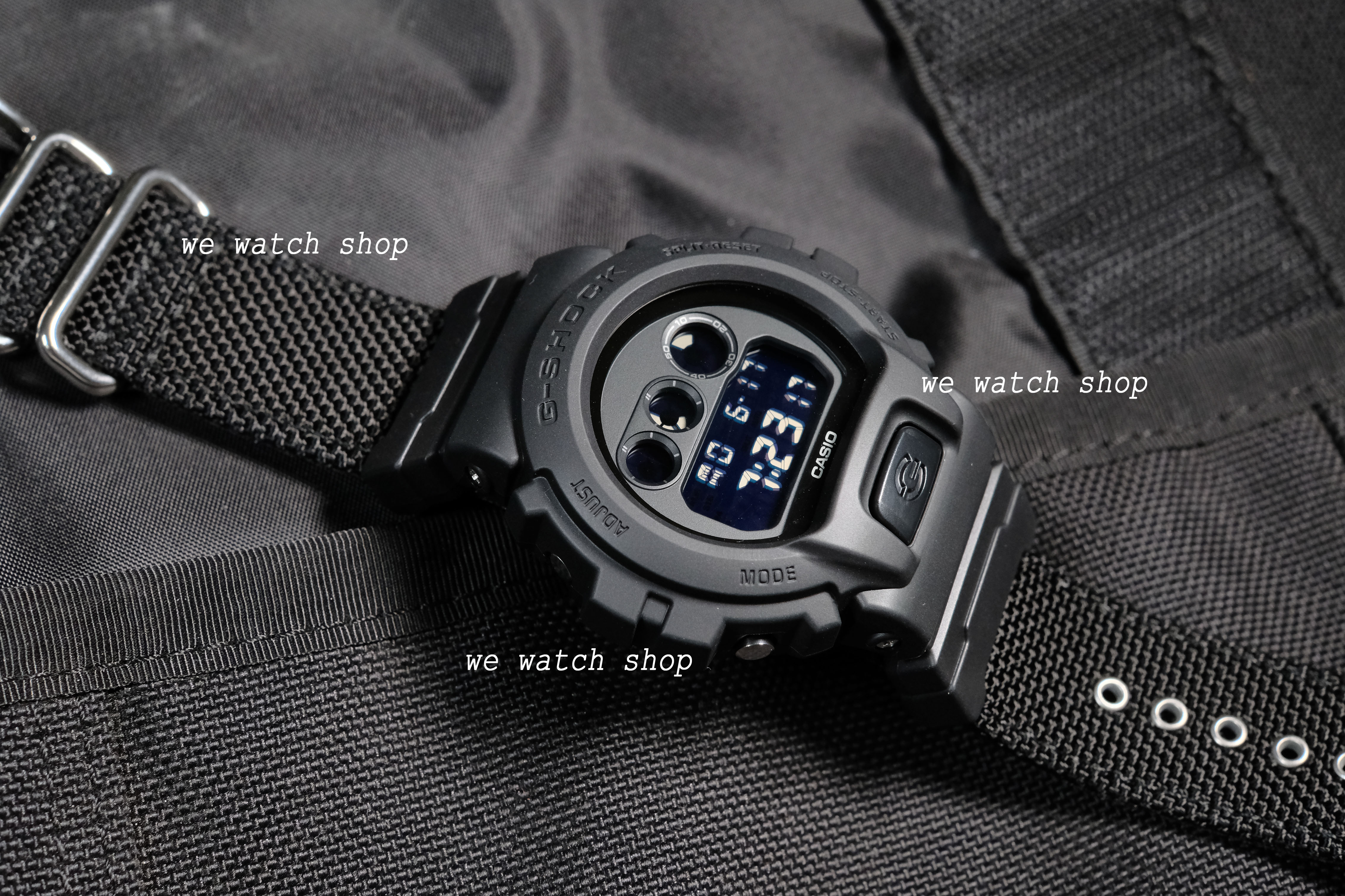 CASIO G-SHOCK รุ่น DW-6900BBN-1DR สีดำ สินค้าของเเท้ รับประกันศูนย์ CMG