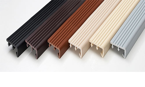 จมูกบันไดพีวีซี INFINITE (พีวีซีล้วน) รุ่น IP-1 ขนาด 2 นิ้ว (ราคาสินค้า/เมตร)