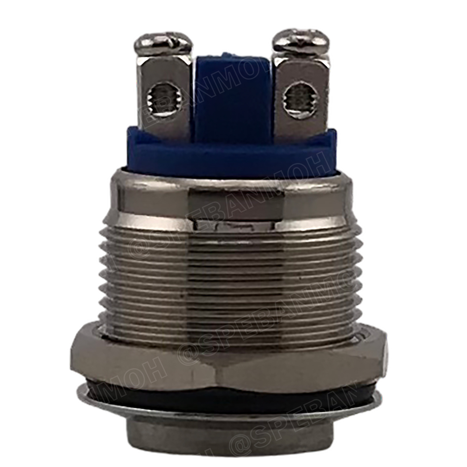 GQ19-H สวิทช์เหล็ก19มิล แบบหัวนูน กดติด-ปล่อยดับ Metal Switch 19mm