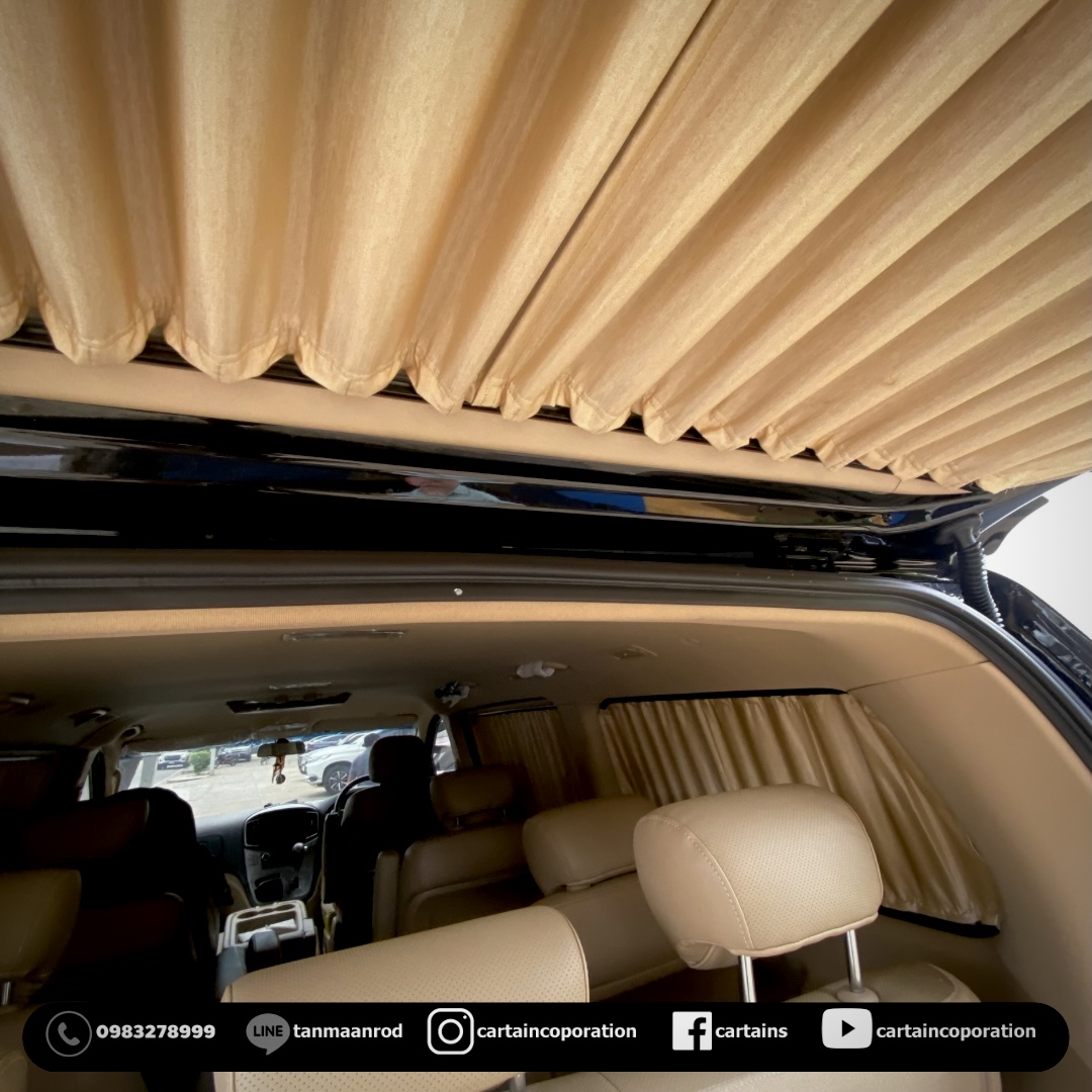 ผ้าม่านรถรุ่นกันuv100%