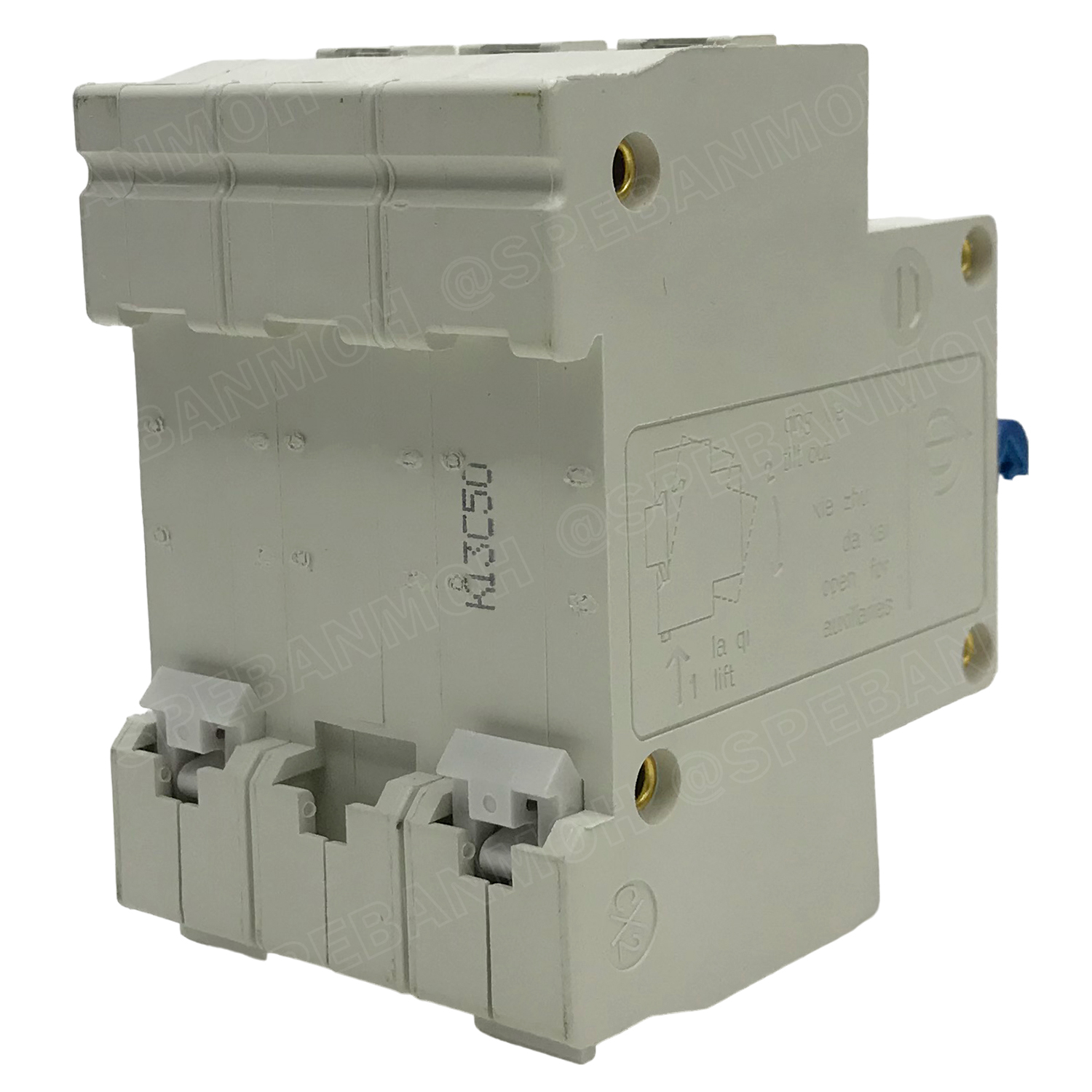 [ 1ชิ้น ] RFB1-63 3P 63A เบรกเกอร์ 6kA Type C เมนเบรกเกอร์ เบรกเกอร์ลูกย่อย ลูกย่อย 3โพล เบรกเกอร์กันไฟเกิน BF เซอร์กิตเบรกเกอร์ RFB1-63 415VAC 3เฟส เบรกเกอร์ไฟบ้าน ยึดรางปิกนก เบรกเกอร์ติดรางดินเรียล 3Phase Mini Circuit Breaker MCB 3P