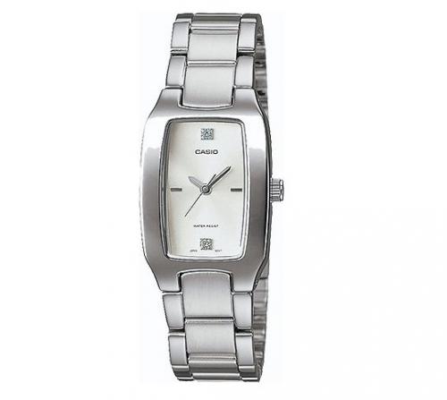 CASIO Standard รุ่น LTP-1165A-7C2DF สีเงิน หน้าปัดขาว สินค้าของเเท้ รับประกันศูนย์ CMG