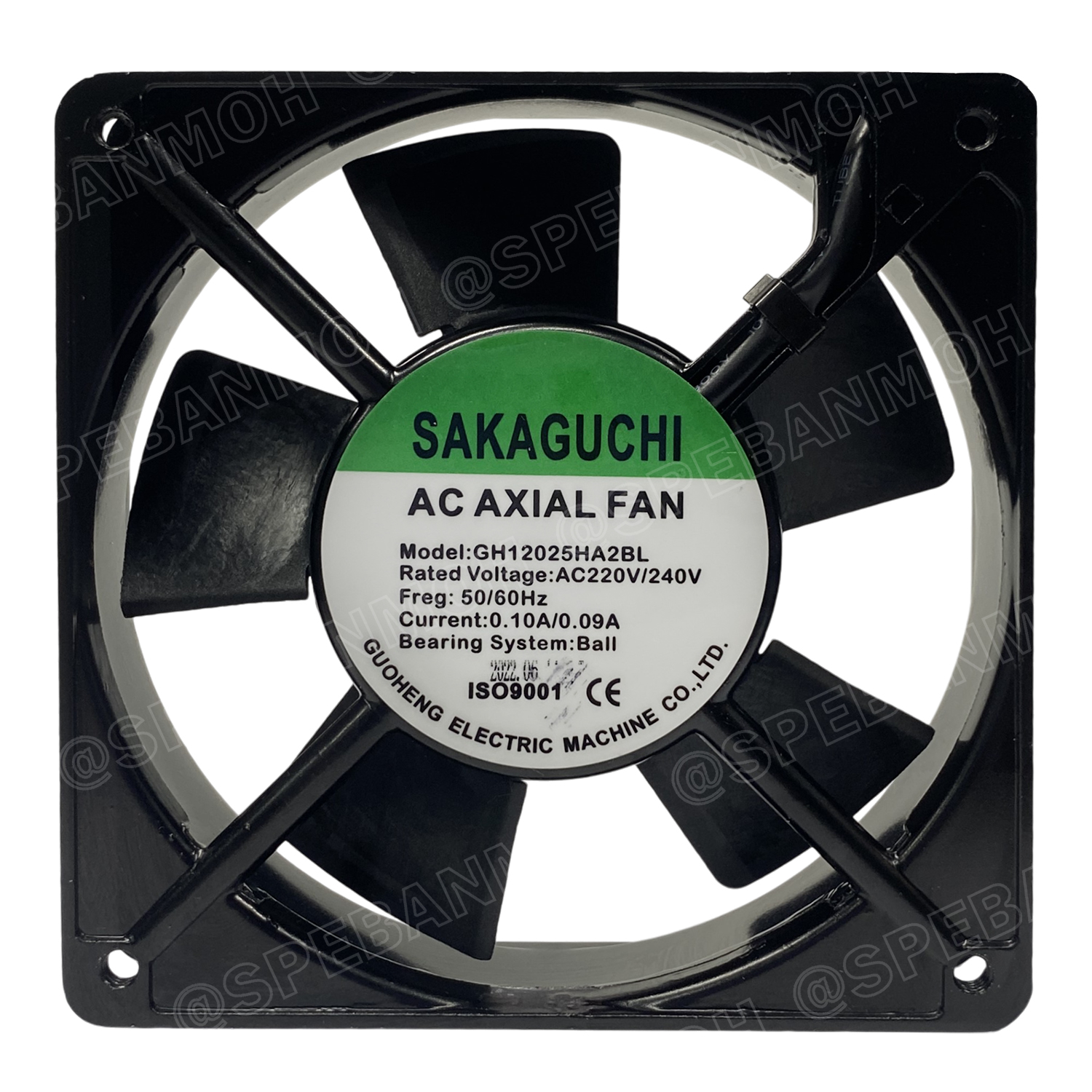 [ 1 ชิ้น ] GH12025HA2BL 220VAC พัดลมระบายอากาศ Axial Fan บอดี้เหล็ก พัดลมระบายอากาศ Axial Fan พัดลมระบายอากาศ Sakaguchi พัดลมระบายอากาศแบบลูกปืน พัดลมสี่เหลี่ยม พัดลมเหลี่ยมดำ พัดลมระบายเครื่อง พัดลมระบายความร้อน พัดลมอุตสาหกรรม พัดลม FAN Fan case comput