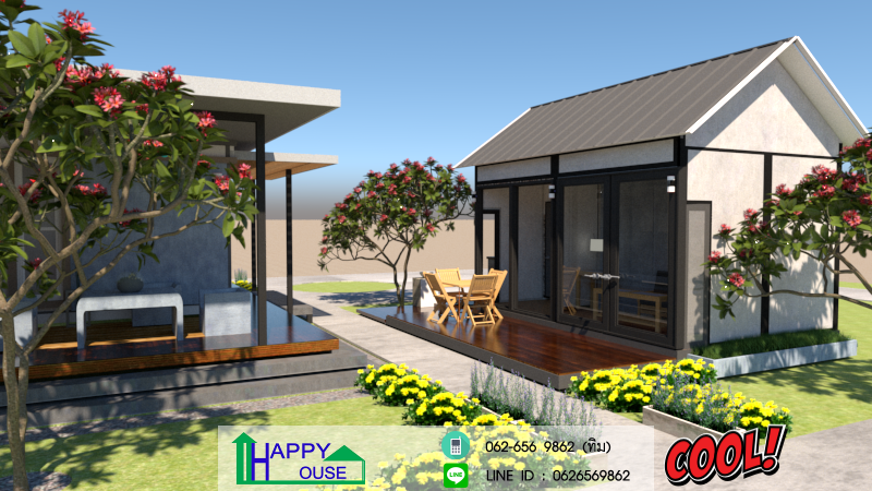 แจกฟรีแบบบ้าน3D บ้านสำเร็จรูป