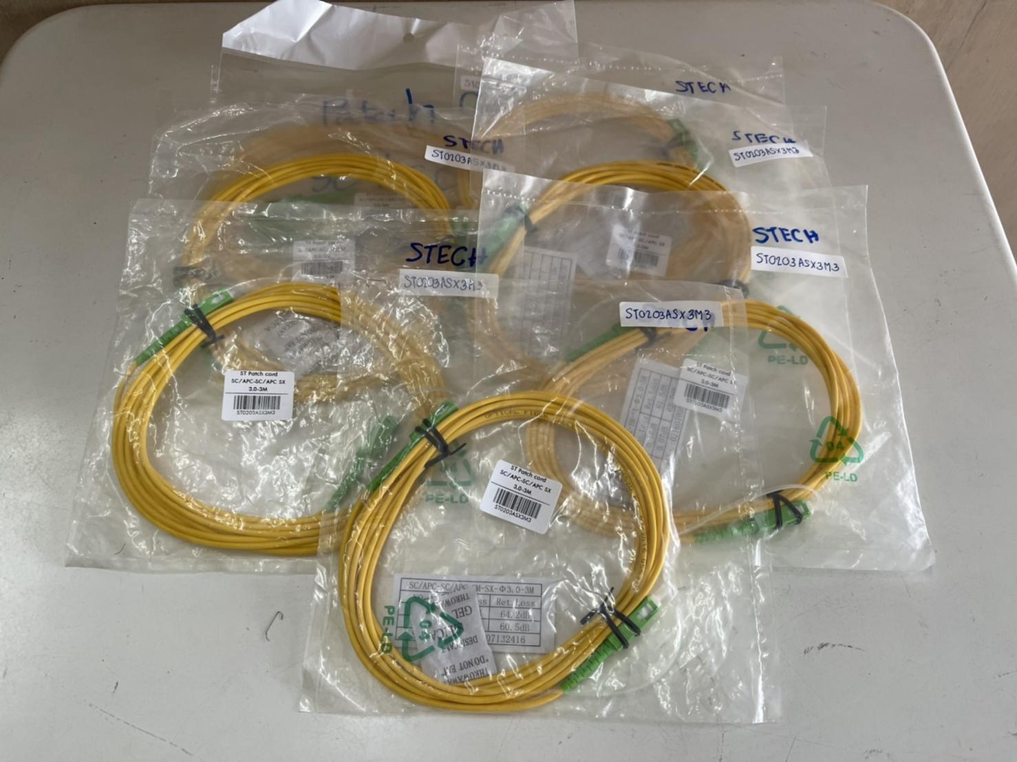 Widen Patch Cord SC/APC-SC/APC-SM-SX-3.0-3M. หัวเขียว