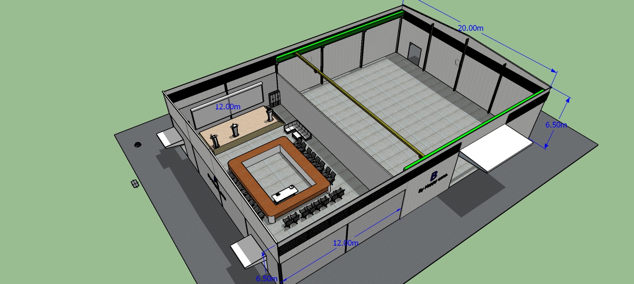 แบบ3Dโกดังสำเร็จรูปแจกฟรี