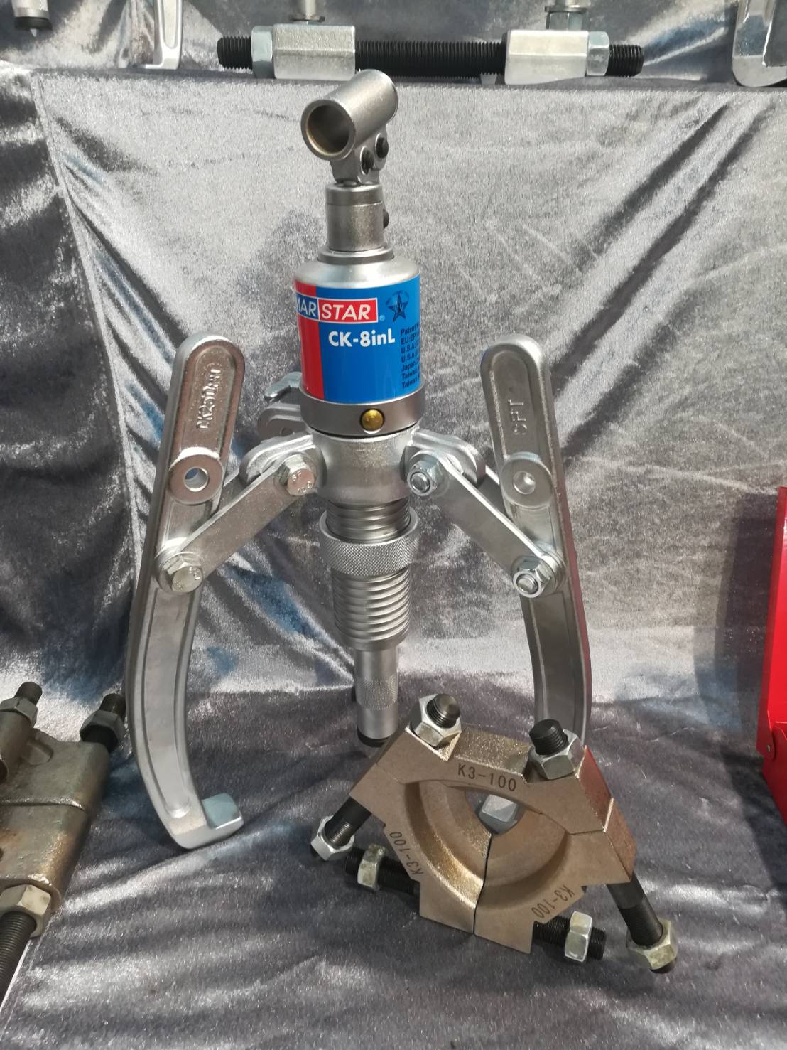 เครื่องถอดลูกปืน เฟือง ขนาด 8 ตัน ,พร้อมชุดจานดูด