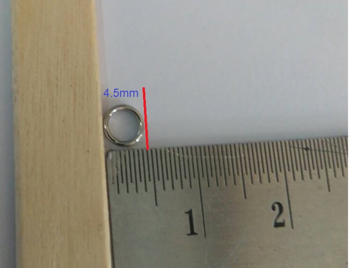 ห่วงวงแหวนเกลียวสองชั้น สแตนเลส 304 แพ็ค 200 วง เส้นผ่านศูนย์กลางมีหลายขนาด