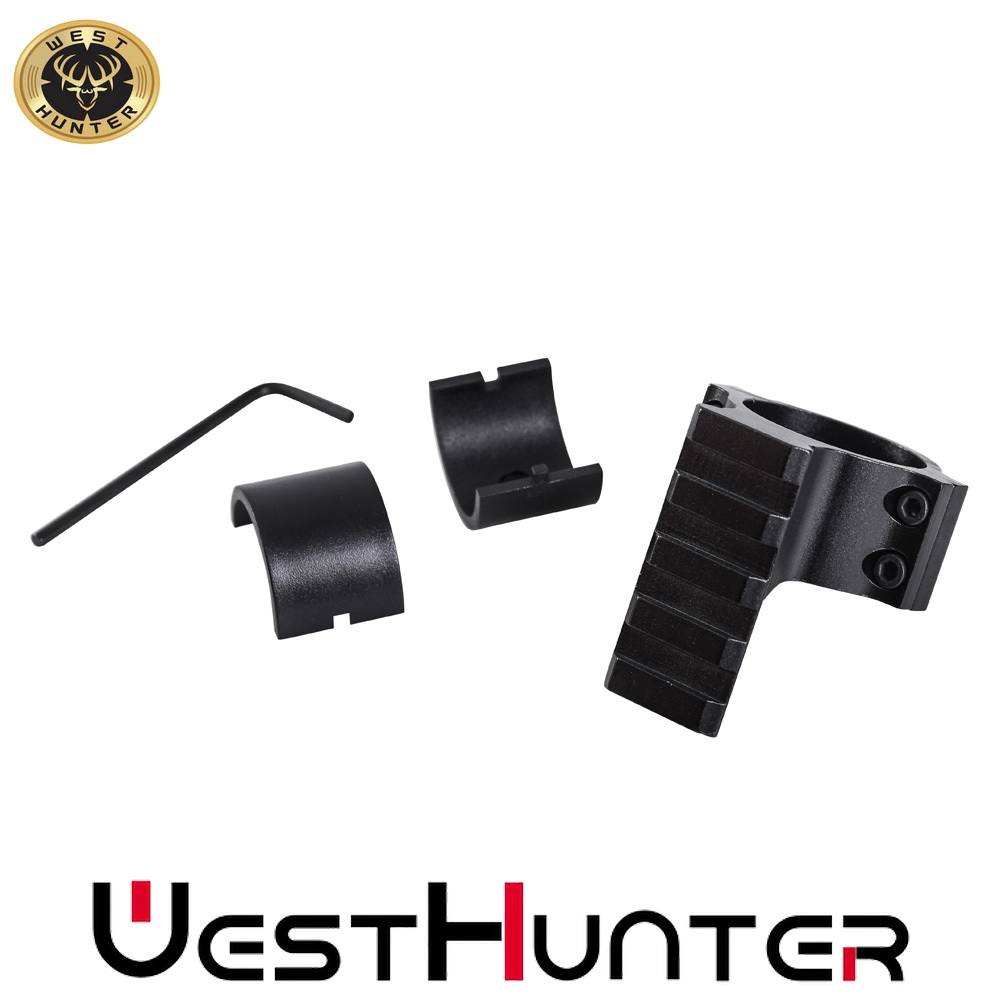 ขาจับเสริมยึดกล้องขนาด 25 / 30 มม สำหรับบึดอุปกรณ์เสริม Adapters FOR RED DOT LASER Flashlight Mount With 20mm Picatinny Rail