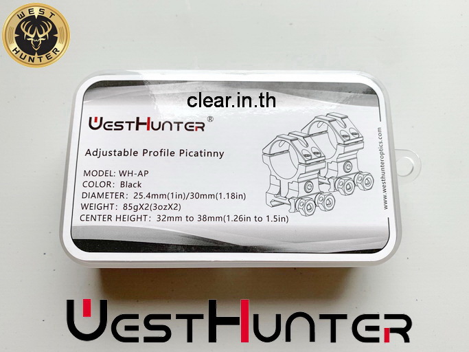 ขากล้องคุณภาพสูง ปรับสูง ต่ำใด้ ADJUSTABLE Profile Scope Mounts 20mm Picatinny Rail 25.4mm/30mm Universal Scope Rings Accessories