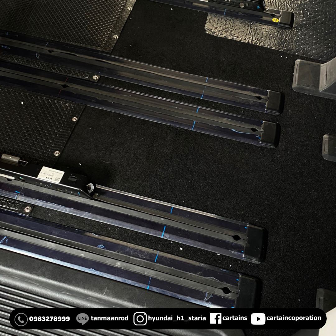 HYUNDAI STARIA PREMIUM - ต่อราง เพิ่มล็อคราง บันไดข้าง