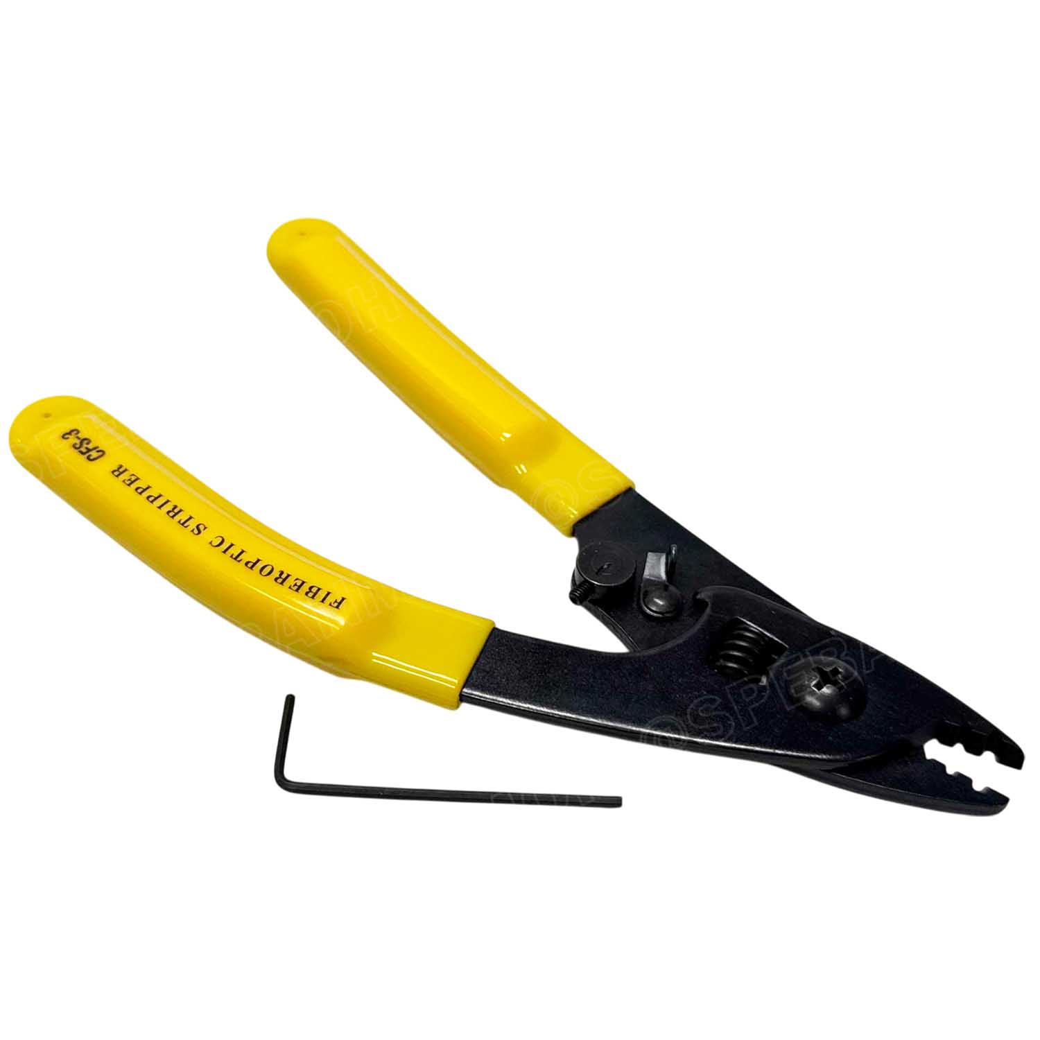 [ 1 ชิ้น ] CFS-3 คีมปลอกสายไฟเบอร์ออฟติก FTTR สำหรับสายฉนวนนิ่ม 0.9-3.0 mm สำหรับสาย Single Mode และ Multi Mode FIBER OPTIC Cable Stripper คีมปลอกสายไฟ Wire Strippers Ftth Optic Fast Stripper 125 Micron Fiber