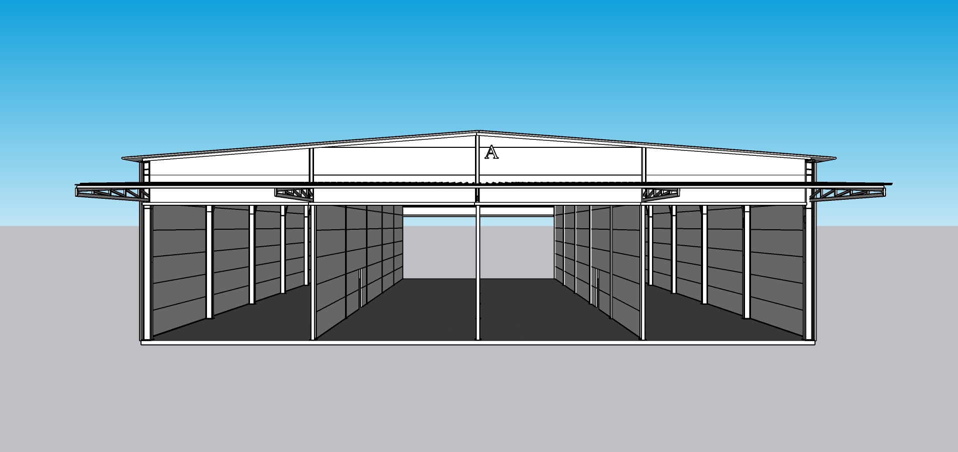 แบบโกดังสำเร็จรูปผนังหลังคาepsโฟม โรงประมูลรถยนต์