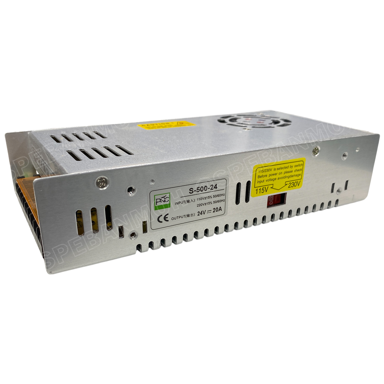 [ 1 ชิ้น ] S-500-24 Switching Power Supply สวิทช์ชิ่ง พาวเวอร์ซัพพลาย 24V 20A 500W Switching Power Supply 500วัตต์ แหล่งจ่ายไฟ แบบสวิตชิ่ง 24 โวลต์ ซัพพลายจ่ายไฟ Output 24VDC เพาเวอร์ซัพพลาย โวลต์ ดีซี ตัวแปลงไฟ หม้อแปลง ไฟเข้า 110V / 220V AC to 24V DC