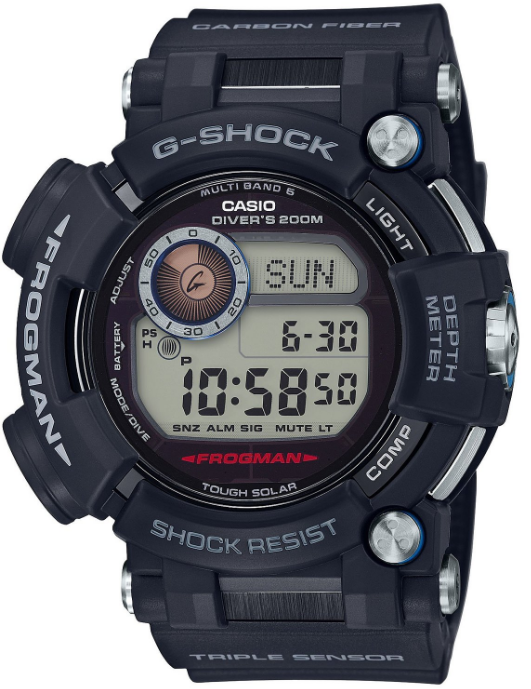 CASIO G-SHOCK รุ่น GWF-D1000-1DR สีดำ Frogman สินค้าของเเท้ รับประกันศูนย์ CMG