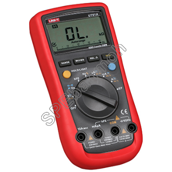 UT61A UNI-T ดิจิตอล มัลติมิเตอร์ รุ่น UT61A Multimeter Meter Digital มิเตอร์วัดไฟดิจิตอล มัลติมิเตอร์ยูนิที UT61A ดิจิตอลมัลติมิเตอร์ มิเตอรดิจิตอล เครื่องมือวัดไฟ จอ LCD แบ็คไลต์ จอแสดงผล 22000 count มัลติมิเตอร์แบบดิจิตอลอเนกประสงค์